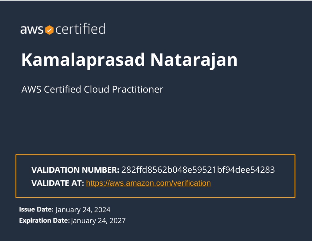 AWS Certified Cloud Practitioner
