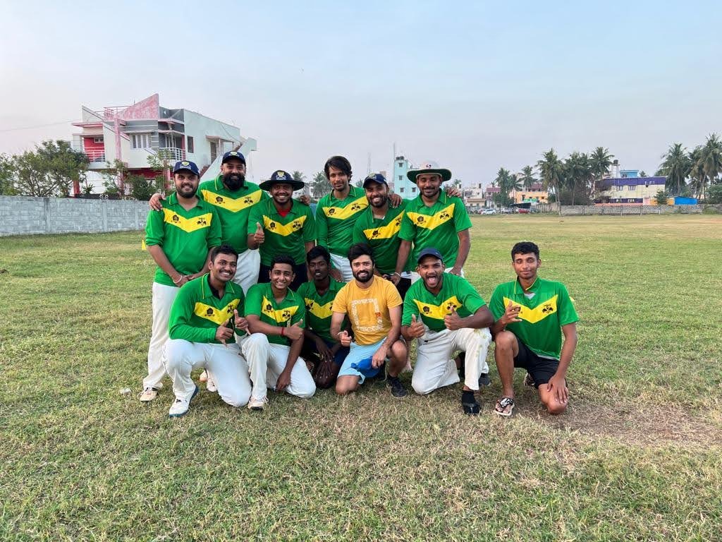 Cricket Team Green Jerseys